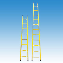 Chuang nameplate insulation single straight ladder Ladder electrical ladder engineering glass steel ladder household maintenance fire ladder