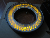 Reflective plate 72MM inner diameter body view microscope Adjustable annular LED light source Industrial vision detection machine lamp