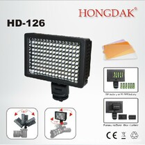 HD-126 camera light LED wedding photography light news SLR Portrait Video fill light