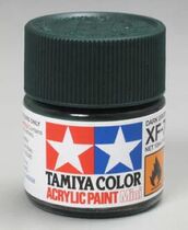 Tamiya Tamiya Water - based Paint XF70 diluted dark green - color for Japanese Navy military aircraft