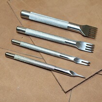 White steel rhombus cut teeth from 3mm teeth wide 1 5mm leather tool handmade diy leather tool with eyelet leather tool