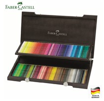 German imported German Huibojia water soluble color pencil duel artist grade 120 color coconut box