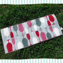 American country European Mediterranean style non-slip mat door mat foot mat floating window mat 50*120 tall foot wine glass