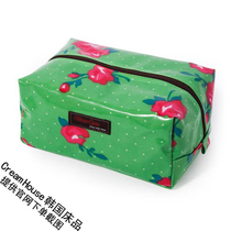 (CreamHouse) Korean bag green waterproof multifunctional storage bag cosmetic bag