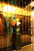 Black hand-painted butterfly seven-bucket cabinet antique cabinet decorative cabinet display cabinet lockers bottle cabinet wine bottle cabinet