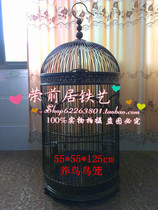 Supersize bird cage parrot octoctor pigeon cage metal bird cage with chassis with feed water feeder special for sale