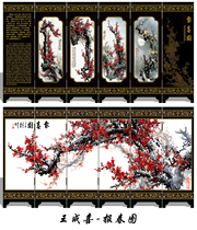 Fuzhou detire lacquerware antique small screen swinging piece Fuzhou Sanbao Featured traditional handicraft report Chuntu