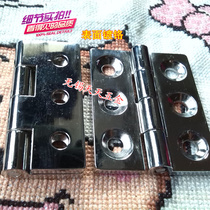 65*80 three-hole hinge four-corner hinge aluminum alloy zinc alloy hinge electrical cabinet door hinge