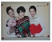 (Spot) JYJ printed signature Tonymoly limited posters 5 a set