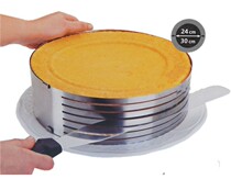 Baking mold 6-12 inch layered slice retractable Mousse ring cake ring activity cake mold