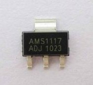 AMS1117-ADJ AMS1117-ADJ EH11A new patch power supply voltage stabilized chip SOT-223 