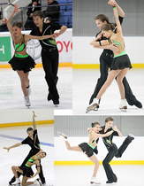 Ice spirit skating suit figure skating gear skating training suit childrens skating suit BZLHYSP003