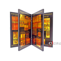 Red Collection Mao Zedong Chairman Mao Cultural Revolution Stamps A large set of 81 gold foil color gold stamps Philatelic commemorative album