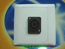 Positive Tai socket four-core plug-in-socket sound box wall plug audio panel