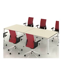 Shanghai office furniture conference table simple modern conference table steel frame panel conference table negotiation conference table