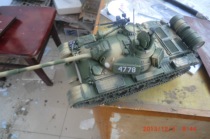 Taniya 35257 T55A main battle tank model surgworkers (clad plate pieces)