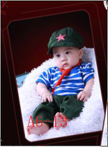 Childrens photography costume photo studio 100 days clothing year old baby photo clothing baby photo clothing Lei Feng clothing