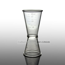 With scale PC resin double head cup measuring cup oz cup Oz Cup wine measuring device large buy 5