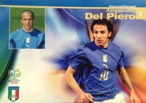 (The owners collection) Del-Piero autographed the official card Zebra Prince Juventus
