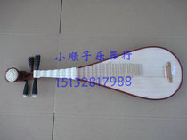 Factory direct mahogany shellfish carving black sandalwood shaft bone phase pipa gift box pick tape