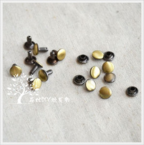 (Forest) 3 models of high-grade Qinggu sweep double-sided rivets 5MM 6MM 8MM 100 sets of bags