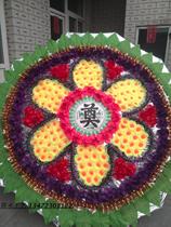 (1 8 meters umbrella stand silk flower wreath)Deshui funeral supplies wholesale cloth wreath high-grade factory direct sales