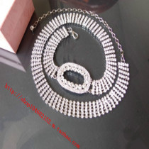 Fashion 100 hitch waist chain dazzling water drill decoration chain fit dress skirt with belt waist accessories