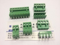Terminal plug-in type terminal block HT5 08-2-8P curved feet green