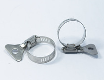 Universal Joint Stainless Steel Hoop Pipe Clamp Butterfly Strong Stainless Steel Throat Clamp Holder 23-35mm