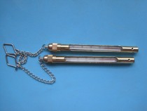 Mining thermometer copper sleeve thermometer red water thermometer metal sleeve thermometer 12cm in length