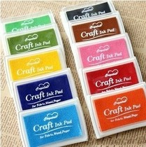 Gradual imported big ink pad teacher rubber stamp ink pad wedding fingerprint sign-in tree thin special color stamp