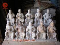 Sixty Jiazi White Blank 04 60 yuan Chen lacquer thread carving gold wood carving Buddha statue 20cm