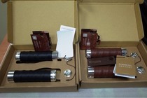 Taiwan boutique SobDeall winding leather brand hand-held leather handle set Retro handlebar set