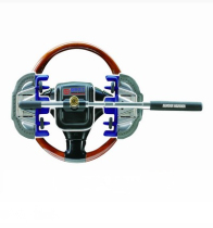 Taiwan original tenth generation steel armor Warrior flagship car lock steering wheel lock anti-theft lock