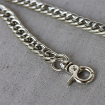 High-grade high quality DIY bag metal bag double ring chain light gold metal chain wide 10mm New