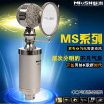 Charm MS-2 small bottle professional K song large diaphragm condenser microphone computer k song