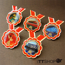 McDonalds mcd Beijing scenery badge commemorative badge pins Great Wall Monument Tiananmen Birds Nest Water Cube 5