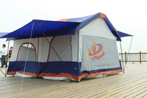 Outdoor tent camping tent two-room tent for many people men and women two rooms and one hall tent