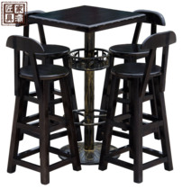 Bar table and chair solid wood bar table bar stool bar stool bar stool bar chair high chair