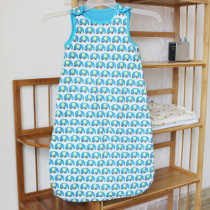 Pure cotton knitted summer thin baby sleeping bag super soft zippered cotton super soft close to body