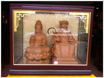 Buddha Niche Glass Cabinet God Niches 48 Golden Background God Terrace Dust Resistant