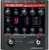 Tc harmony-G XT live singing guitarist sound and effect fruit machine can be matched with battery