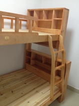 Childrens suite solid wood bed mother bed with bookshelf free delivery on the island