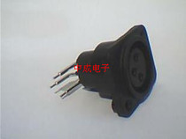 Professional Sound Socket Connector Microphone Socket Cannon Mother Seat Cannon Holder Camnon Wire Base Bend Foot Welding