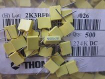 Import TPC Tomson thin film capacitor 0 22UF63V 220n63V 224 63V foot distance 5mm