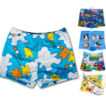 2021 new large medium and small childrens swimming trunks male cartoon car flat angle boy swimming trunks student bear swimming trunks