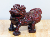 Natural Guilin chicken blood Jade Red Jasper jade carving ornaments unicorn carvings