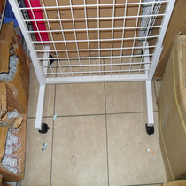 Mobile mesh hanging grid small commodity jewelry exhibition clothing stall display rack Net frame with base