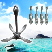 Inflatable boat rubber boat inflatable boat fishing boat assault boat kayak anchor folding anchor carbon steel hanging tin anti-rust