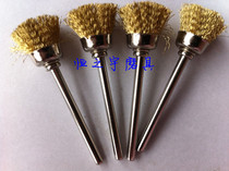 Mini wire wheel jewelry with polished sweep bowl type small copper wire wheel with handle copper wire wheel